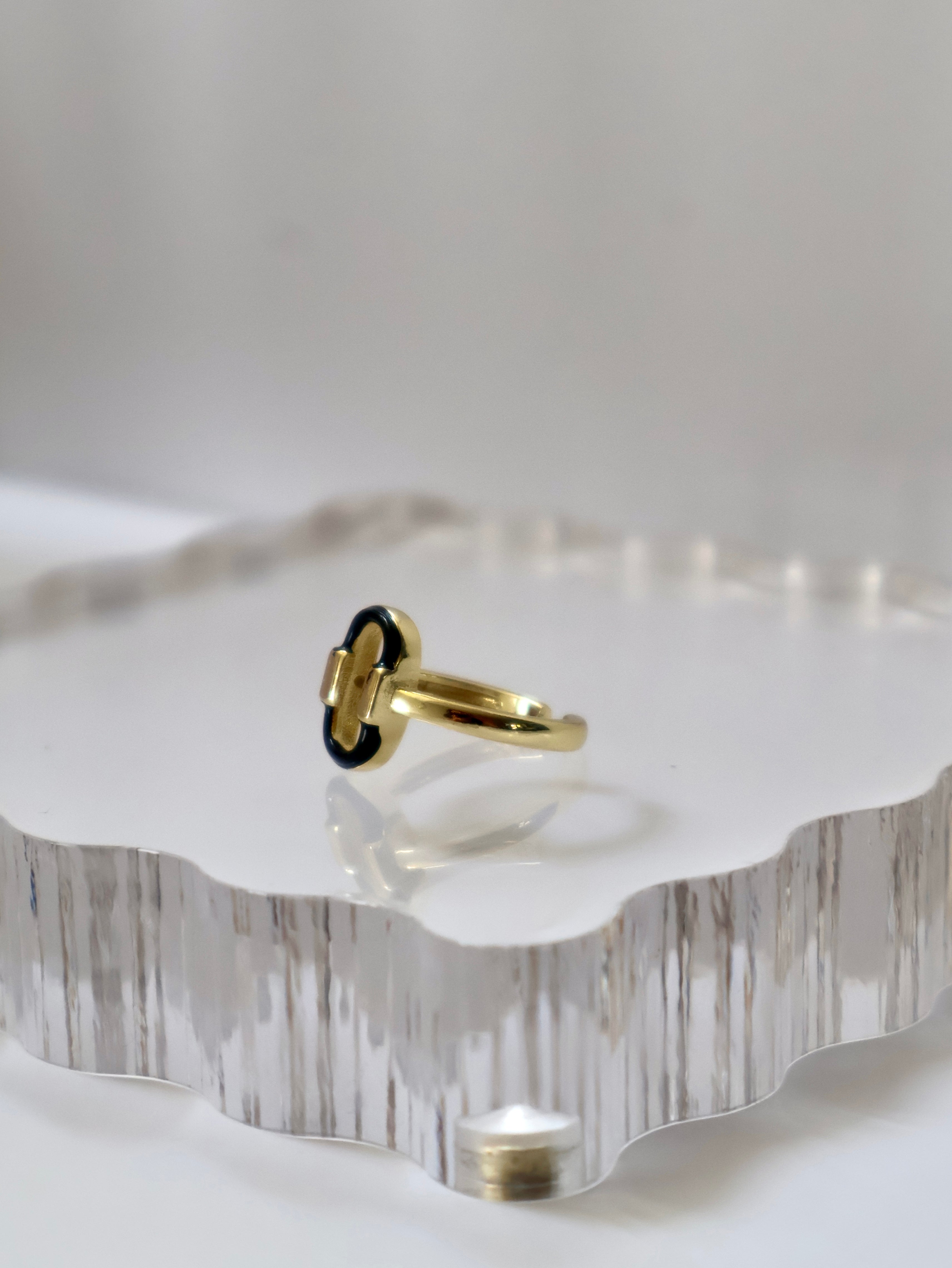 Midnight Contrast Ring